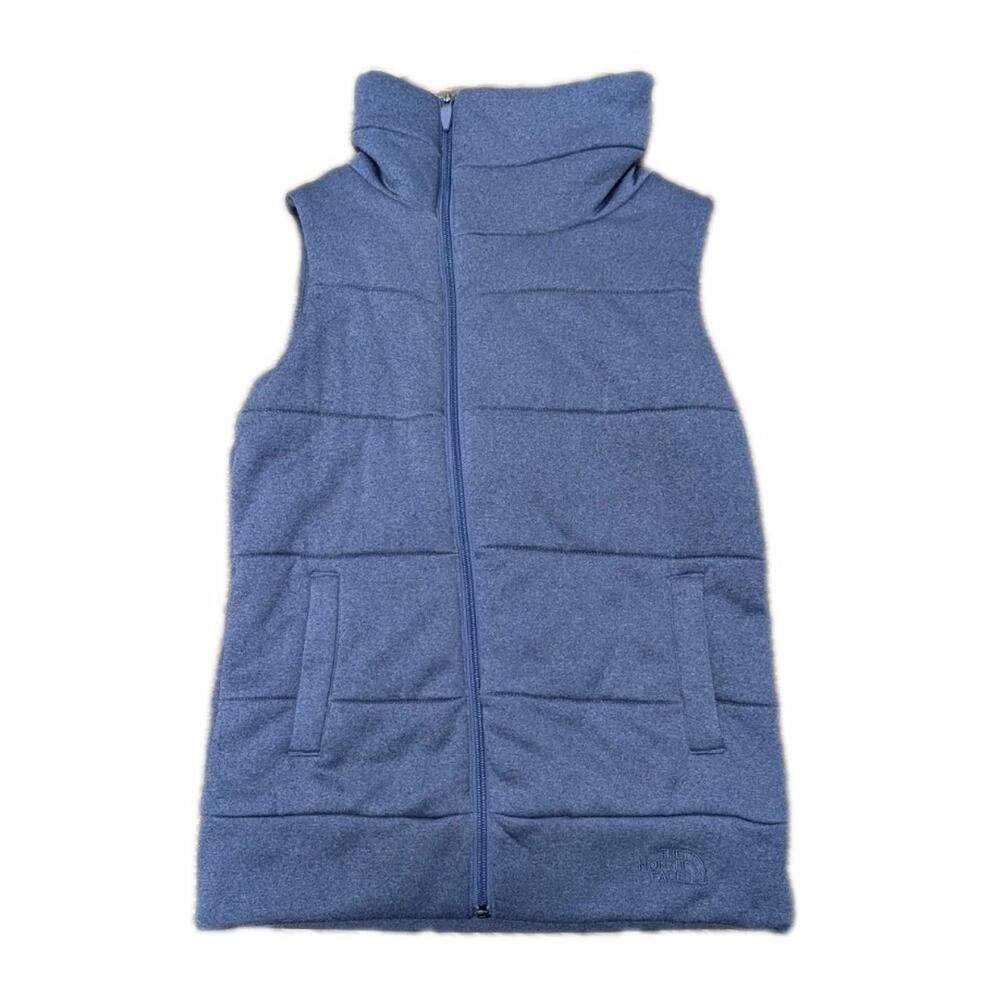 The North Face Women’s XS Vest Gray Quilted Full Zip Insulated Puffer
